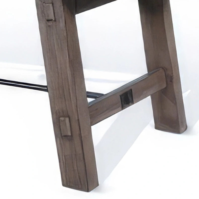 Table de salle à manger Yael, bois d'acajou clair, extensible de 193 à 269 cm