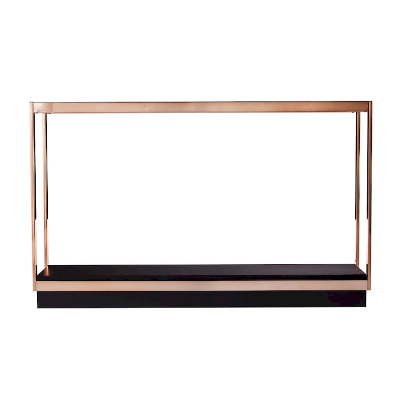 Meuble Console en Métal Moderne Champagne