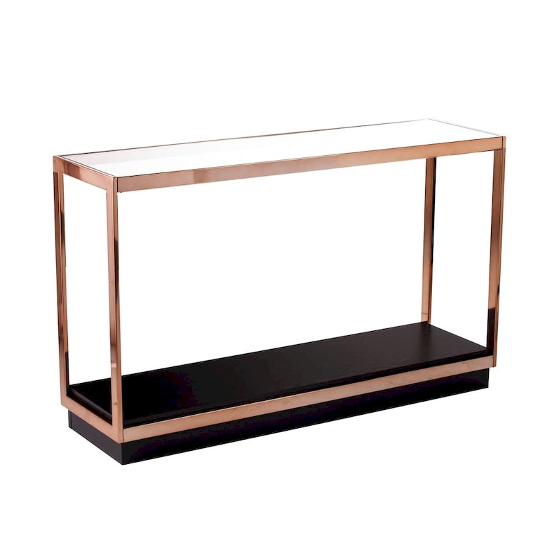 Meuble Console en Métal Moderne Champagne
