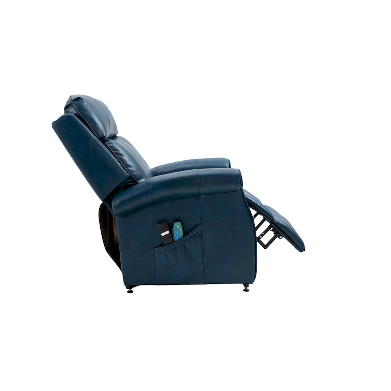 Fauteuil inclinable releveur électrique en similicuir pour personnes âgées
