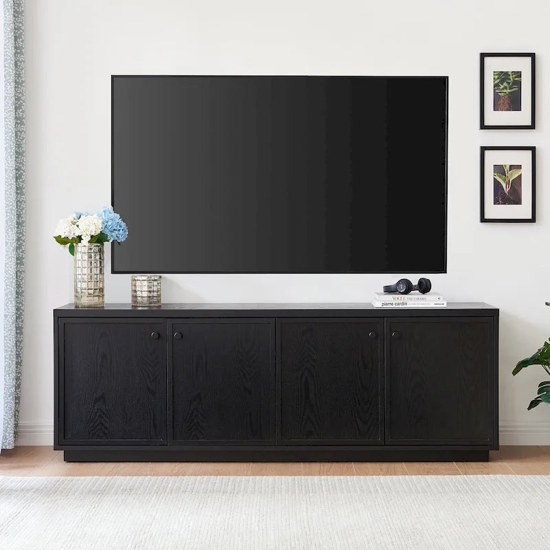 Meuble TV rectangulaire Ormond pour téléviseurs jusqu'à 75 po - 69,63 po de largeur