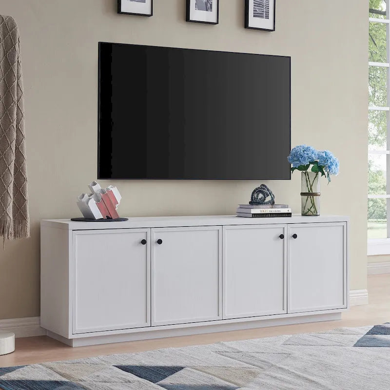 Meuble TV rectangulaire Ormond pour téléviseurs jusqu'à 75 po - 69,63 po de largeur