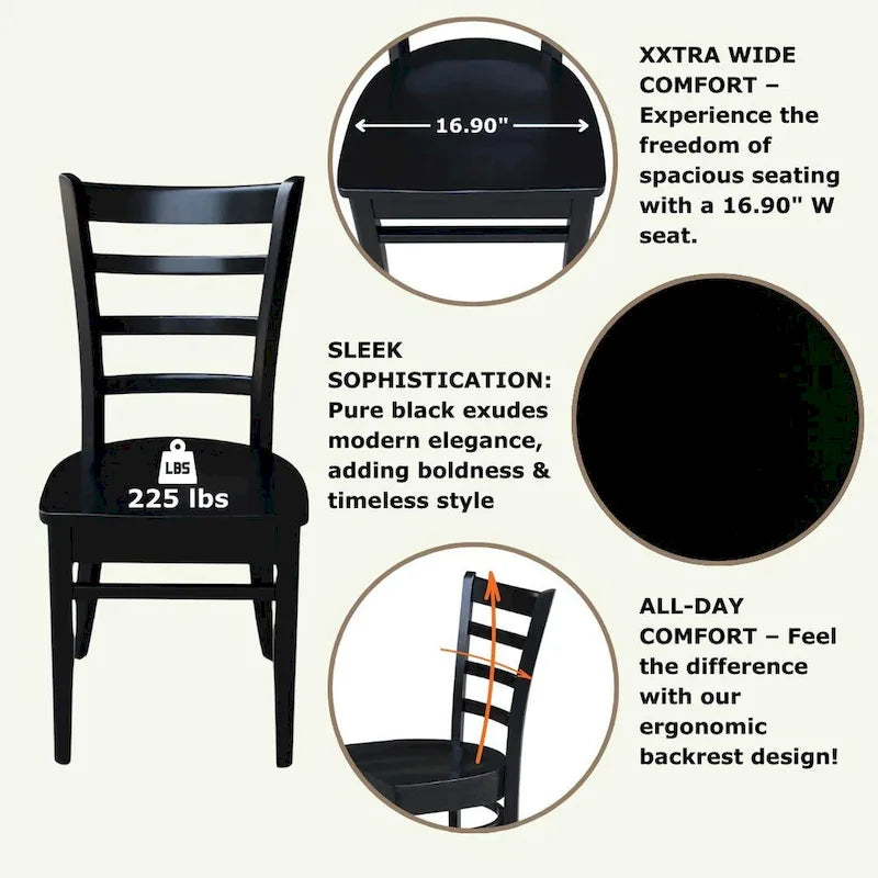 Chaises d'appoint (Lot de 2)