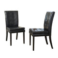 Chaises de salle à manger en cuir (lot de 2)