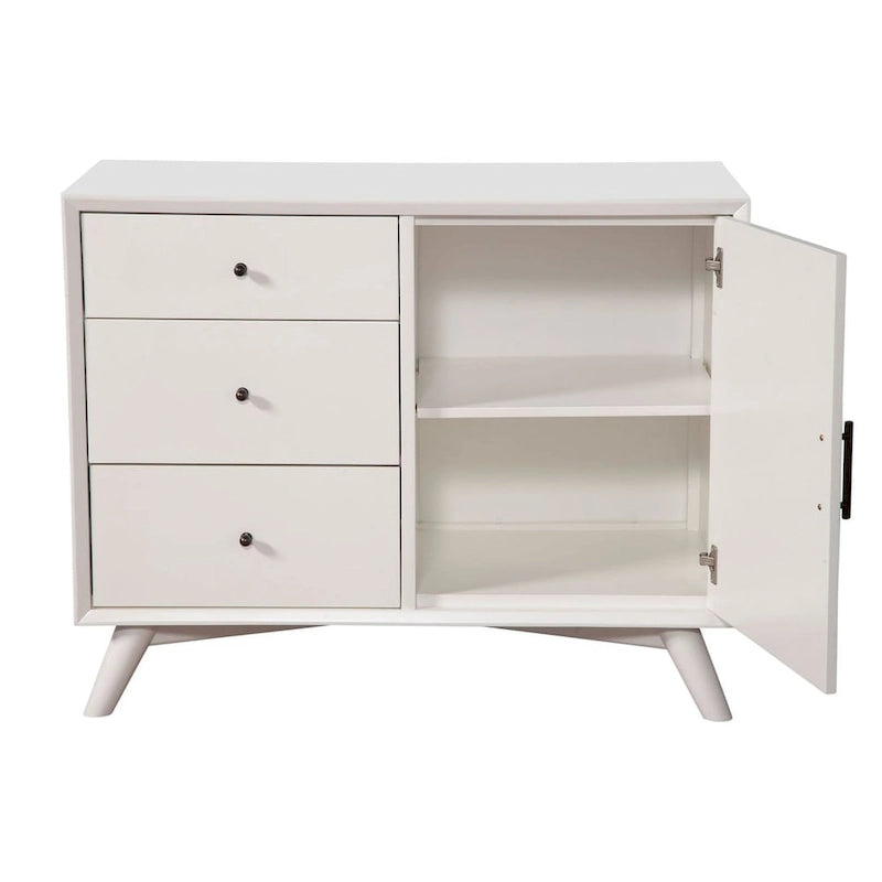 Meuble d'appoint en bois blanc