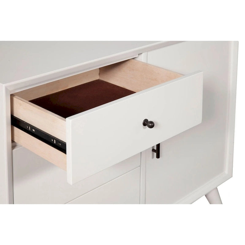 Meuble d'appoint en bois blanc