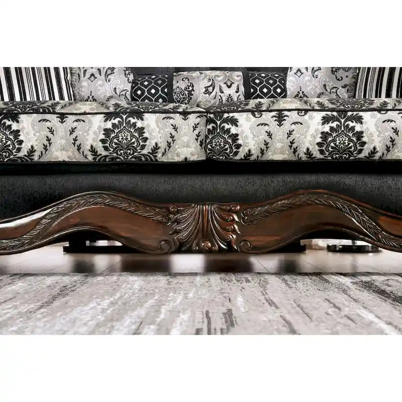 Style semi-rigide en tissu noir traditionnel