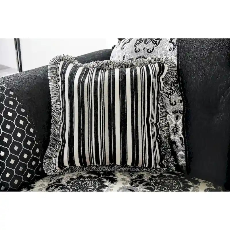 Style semi-rigide en tissu noir traditionnel