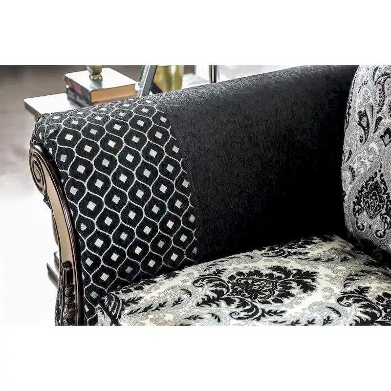 Style semi-rigide en tissu noir traditionnel