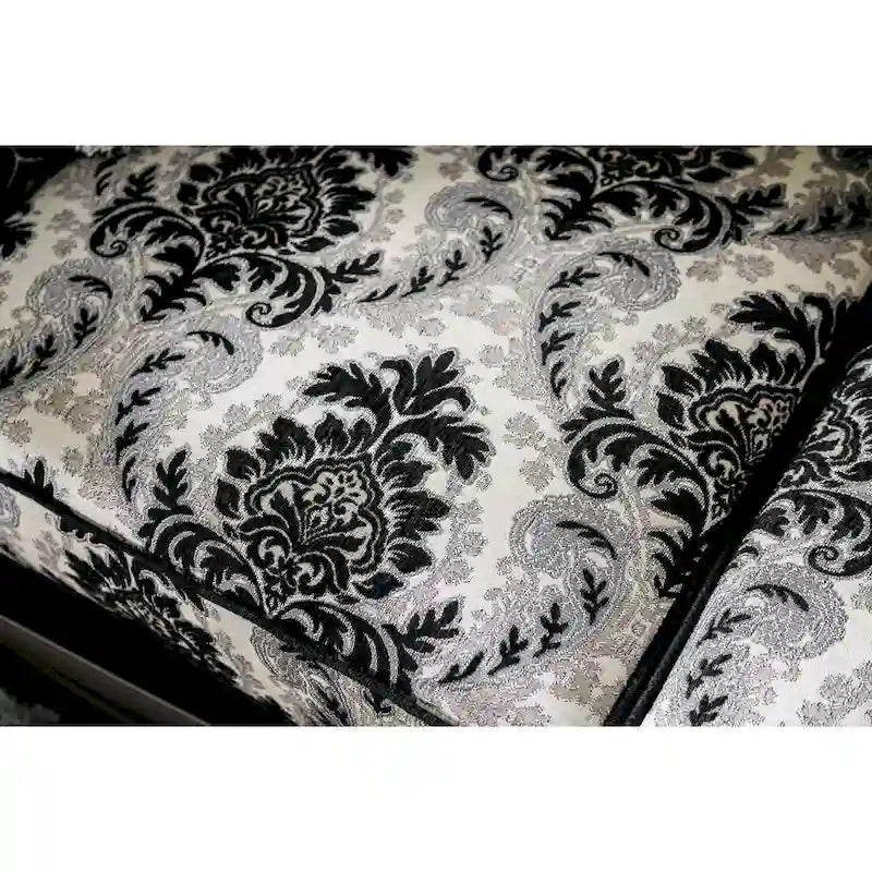 Style semi-rigide en tissu noir traditionnel