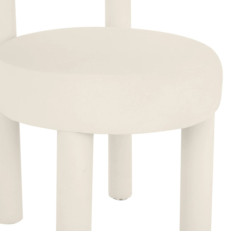 Chaise de salle à manger en velours