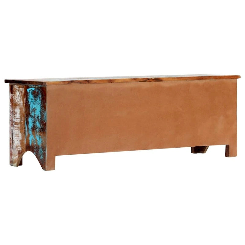 Meuble TV 120x30x40 cm Bois Massif Recyclé