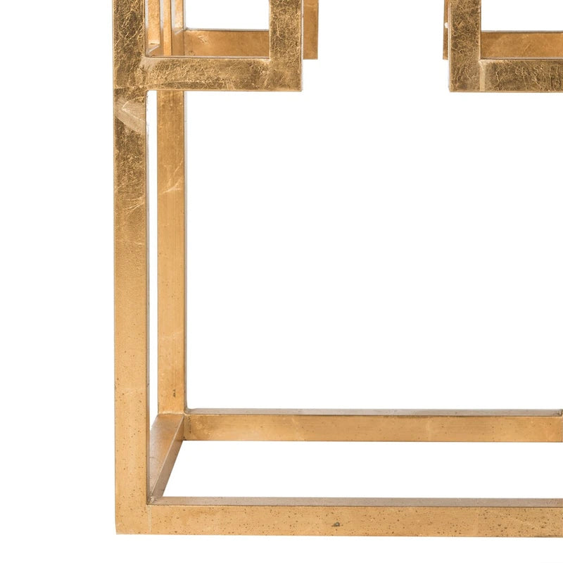 Table d'appoint Porfiria Dorure Antiquaire - 16 x 12 x 20.5 - 16Lx12Px21H