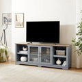 Meuble TV style ferme moderne pour téléviseurs jusqu'à 80 pouces - N/A