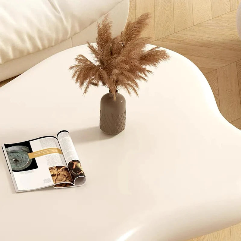 48.43 Table basse moderne en forme de nuage pour salon, table basse à 4 pieds - 48.4