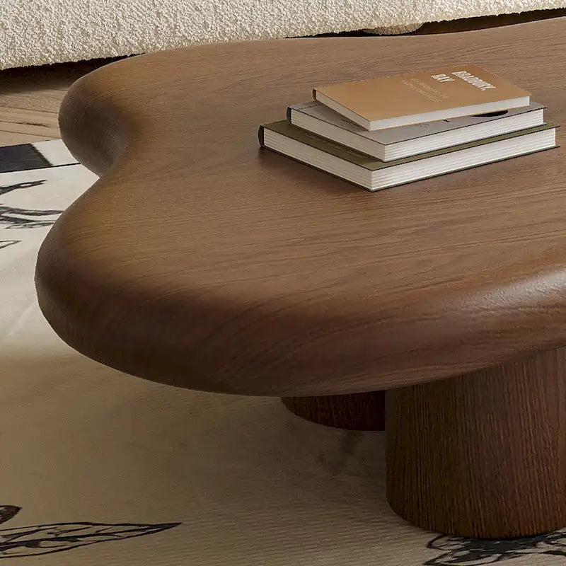 48.43 Table basse moderne en forme de nuage pour salon, table basse à 4 pieds - 48.4