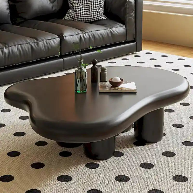 48.43 Table basse moderne en forme de nuage pour salon, table basse à 4 pieds - 48.4