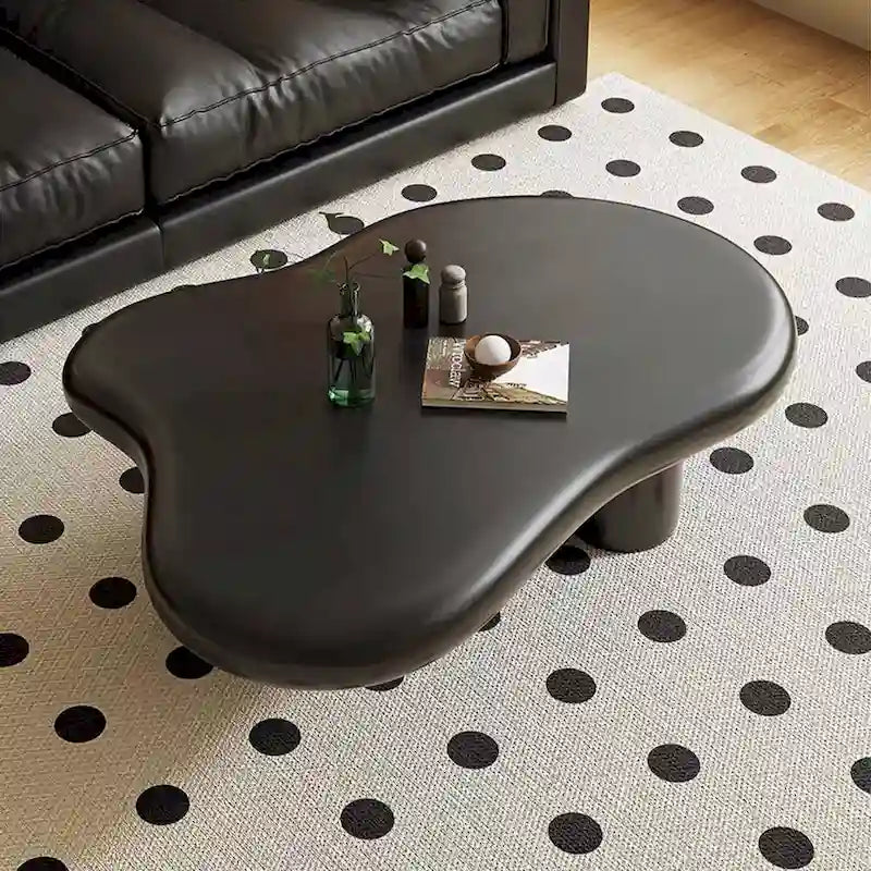 48.43 Table basse moderne en forme de nuage pour salon, table basse à 4 pieds - 48.4