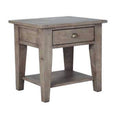 Guéridon en bois recyclé
