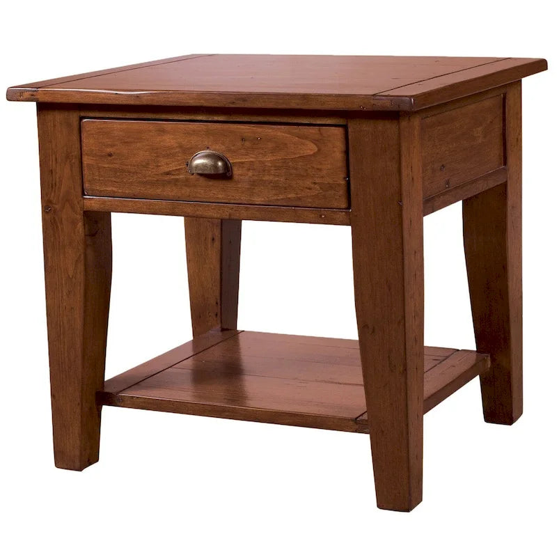 Guéridon en bois recyclé