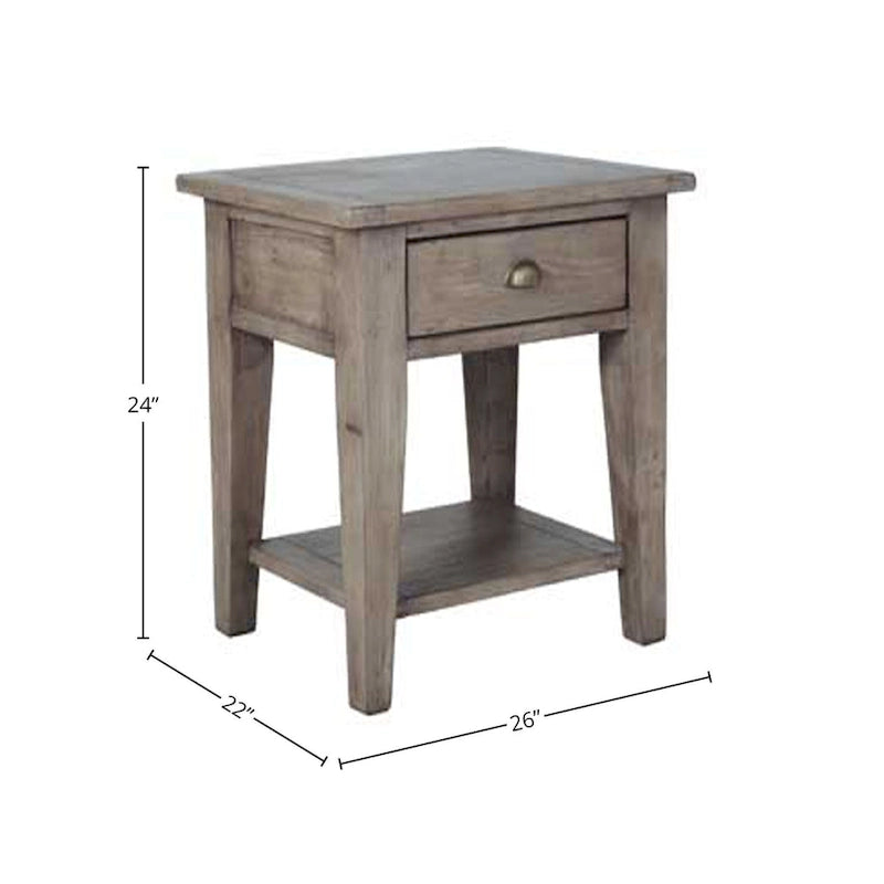 Guéridon en bois recyclé