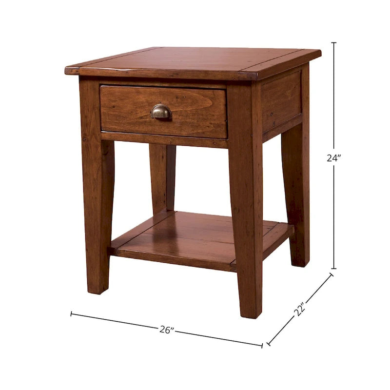 Guéridon en bois recyclé