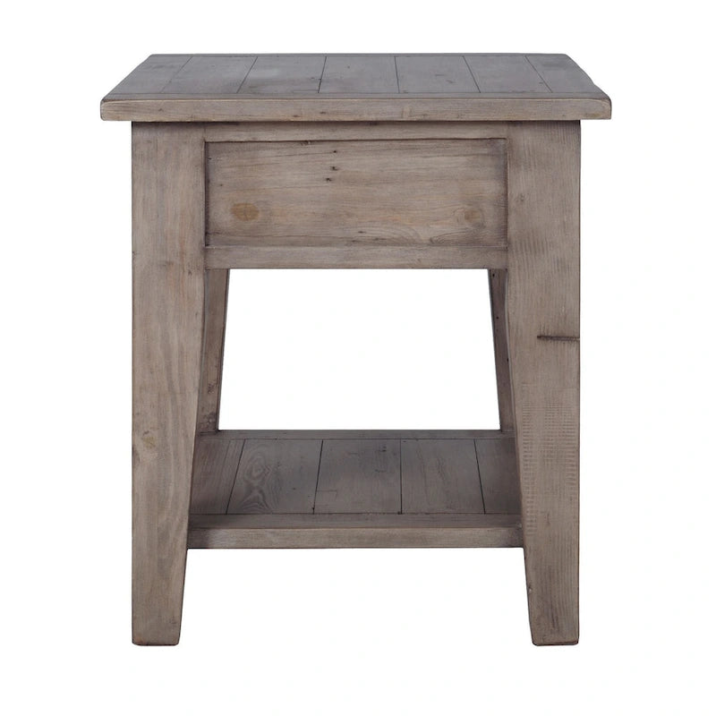 Guéridon en bois recyclé