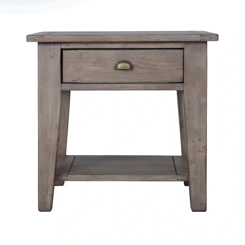 Guéridon en bois recyclé